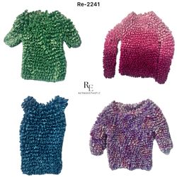 Y2K Unique Popcorn/ Bubble Tops (RE-2241)