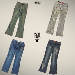 Y2K Britney Era Unique Denim Jeans (AA-337)