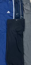 mixed branded track pants