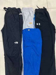 mixed track pants