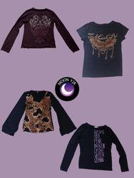 Tops Gothiques Grunge Y2K (M-721)