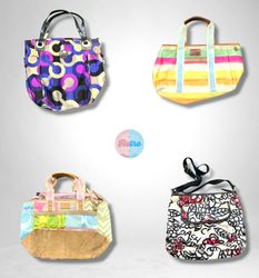 Retro Coach Poppy & Patchwork Handbag Lot (E)