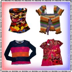 Thrift Rainbow Tops SRK (SS-1445)
