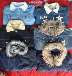 Denim Afghan coat