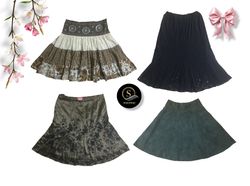 Beaded and Sequenced Embellished Skirts