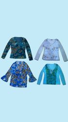 Y2k Blue Crush Blouse (M-140)