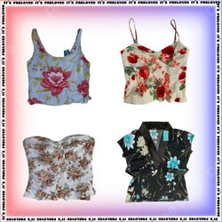 Mix de floraux anglais - Tops Y2K (14