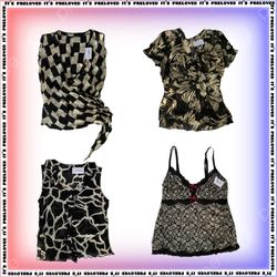 Monochrome Mix- Y2K Tops, Skirts, Dresses (SS-1422..