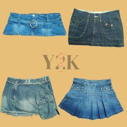Delícias de Denim: Saias Y2K (Yv-394)