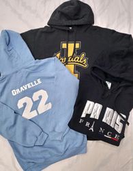 ZV0207  Unbranded sports print hoodie