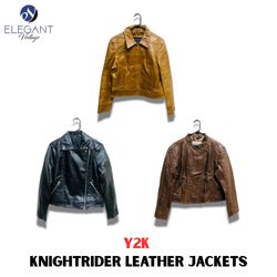 Y2K Knight Rider Leather Jackets - EV1063