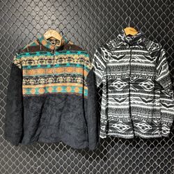 Crazy Pattern Fleece Jackets (fnc:720)