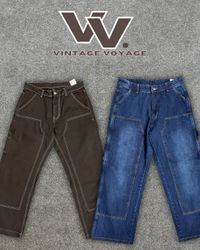 Carhartt reworked style mix color denim pants #171..