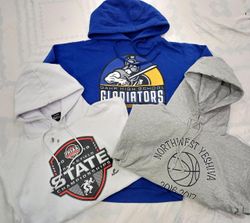 Hoodie à capuche imprimé de sport vintage Z0205 sa..