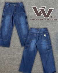 Carhartt reworked style dark blue denim pants #171..