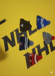 Nhl Reebok e boné de lã misto