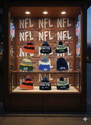 boné de lã da NFL