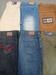 Had1188 Men Designer Baggy Jeans