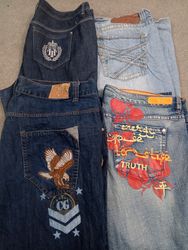 Jeans Baggy Oversized da Uomo HD1186