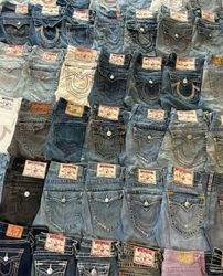 True Religion Y2K Jeans – Pacchetto di Denim Vinta..