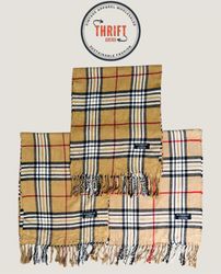 T1858 バーバリー ベージュ スカーフ 🧣