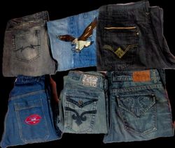 U.S. POLO ASSN . E OUTRAS MARCAS MIX CALÇAS BAGGY ..