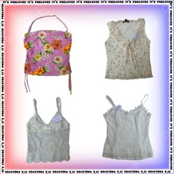 Boho Romance- Tops, Vestidos e Saias Estilo Y2K Mi..