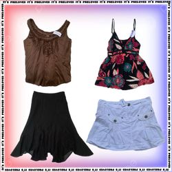 Combo de Saias e Tops de Todos os Estilos (SS-1431..