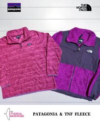 Patagonia and The north face fleece