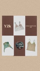 Y2k Angel Twist Cami Top