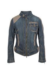 Ladies Denim biker jacket