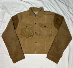 Upcycled Corduroy Jackets Cargo Style Pockets WR_0..