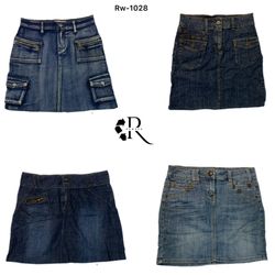 Y2 K IT Girl Denim Mini skirts (RW-728)