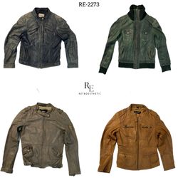 Y2K 90’s Vibe leather jacket (RE-2273)