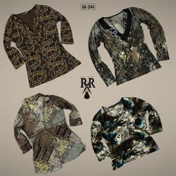 Y2K Earthy Tone Full Sleeve Tops (AA-344)