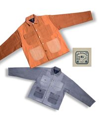 Upcycled 4 pocket jacket