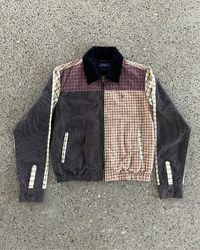 Upcycled RL Patchwork Harrington Jacket