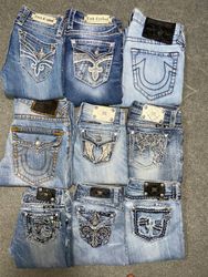 Miss Me True Religion Rock Revival jeans