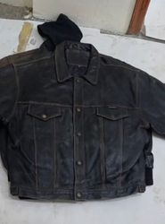 Vestes en cuir de motard stylées pour hommes
