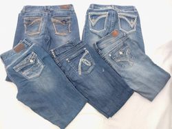 IQ0938 Classic Y2K Retro Revival Flares Jeans