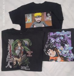 Camiseta estampada de desenho animado japonês ZV02..