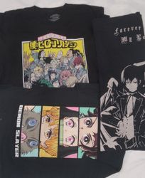 Camiseta com estampa de desenho animado japonês ZV..