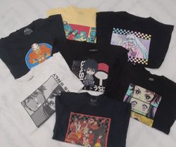 Camiseta estampada de cartoon japonês ZV0293