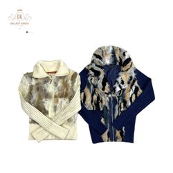 Y2K 90s Fur Knitwear