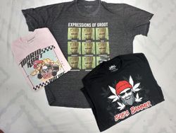ZV0302 Movie/show printed T shirt