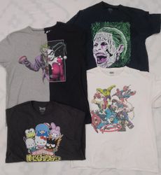 CRZ0235 Vintage Pop Culture Graphic T-Shirt Bundle