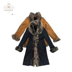 Y2K Afghan coat , Suede jacket