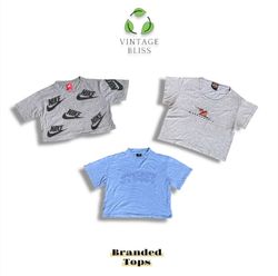 y2k 90er Streetwear Marken Crop Top