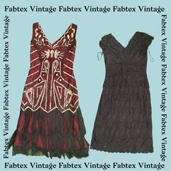 (FV-192) Y2K Beaded - Sequence Dress