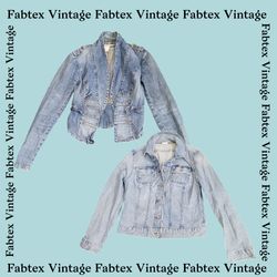(FV-196) Y2K Denim Jackets - Coats